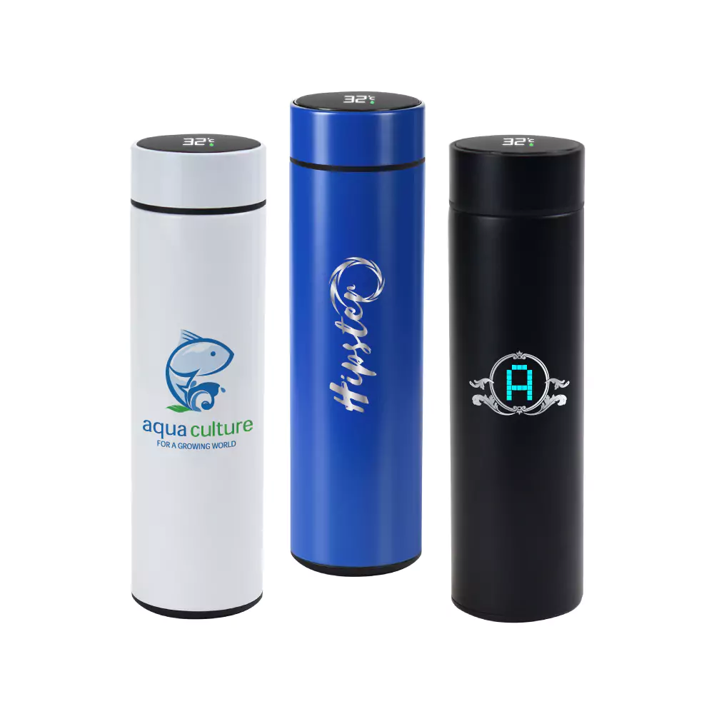 Double Wall Bottles with Temperature Display 500ml