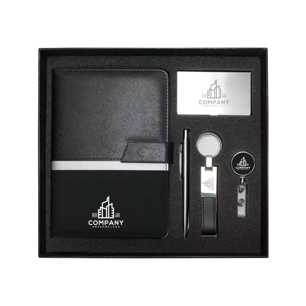 Office Gift Sets in a Black Cardboard Gift Box GS-042