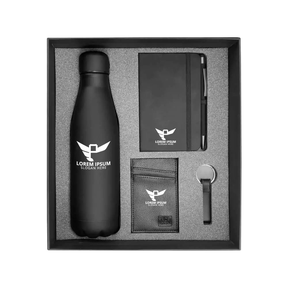 Promotional Gift Sets in Black Cardboard Gift Box GS-029