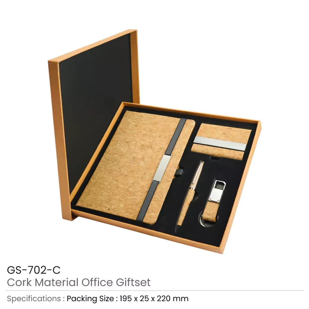 Office Gift Sets with Notebook, Pen, Card Holder, Keychain