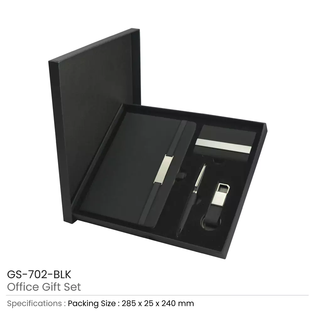 Office Gift Sets with Notebook, Pen, Card Holder, Keychain