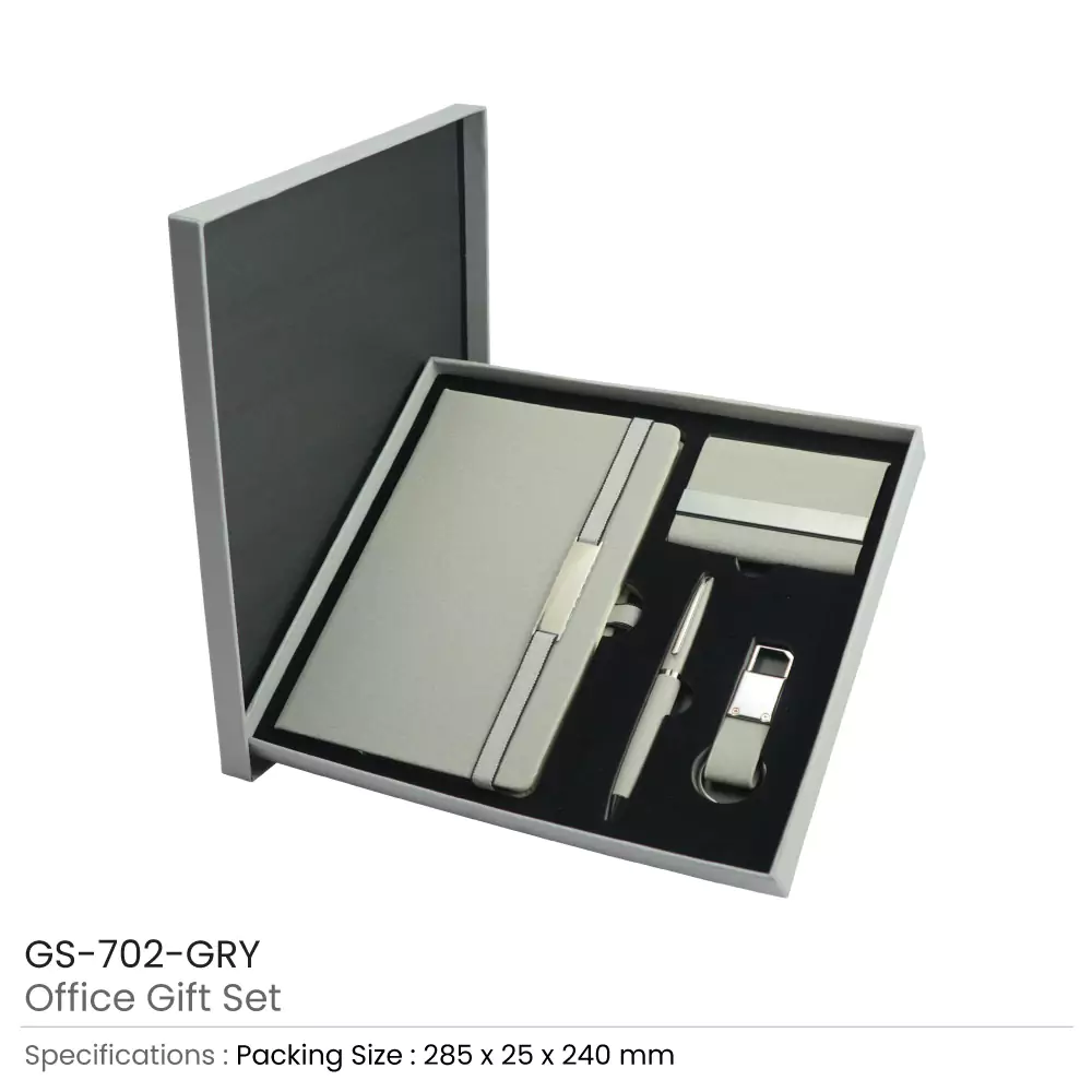 Office Gift Sets with Notebook, Pen, Card Holder, Keychain