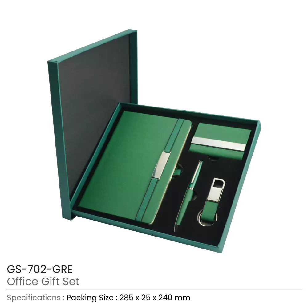 Office Gift Sets with Notebook, Pen, Card Holder, Keychain