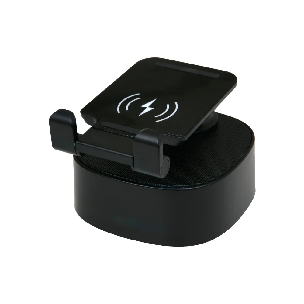 Wireless Fast Charger 15W with BT Speaker and RGB LED Logo
