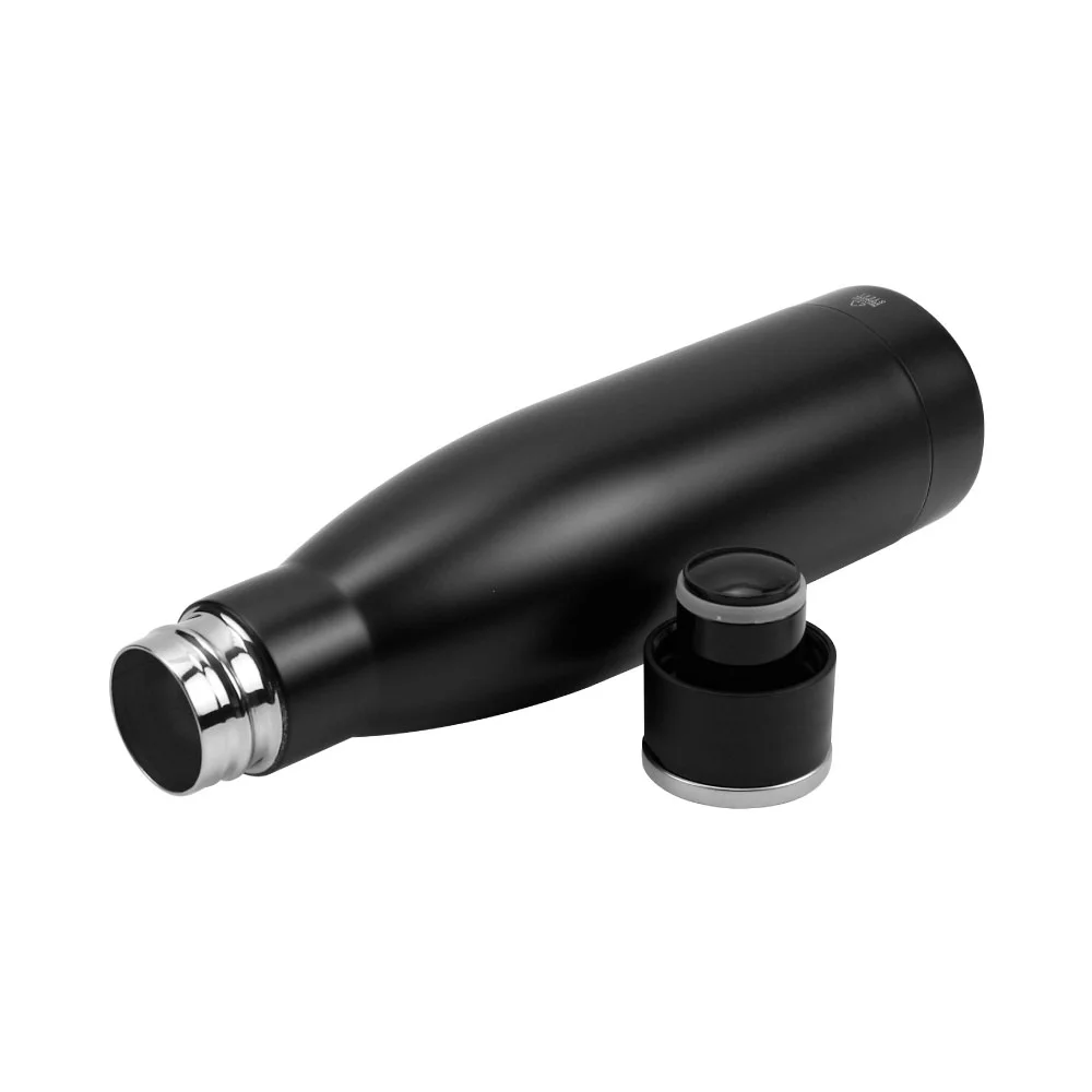 Double Wall SS Bottles, Twist-off Lid, SS Foldable Handle, 500ml