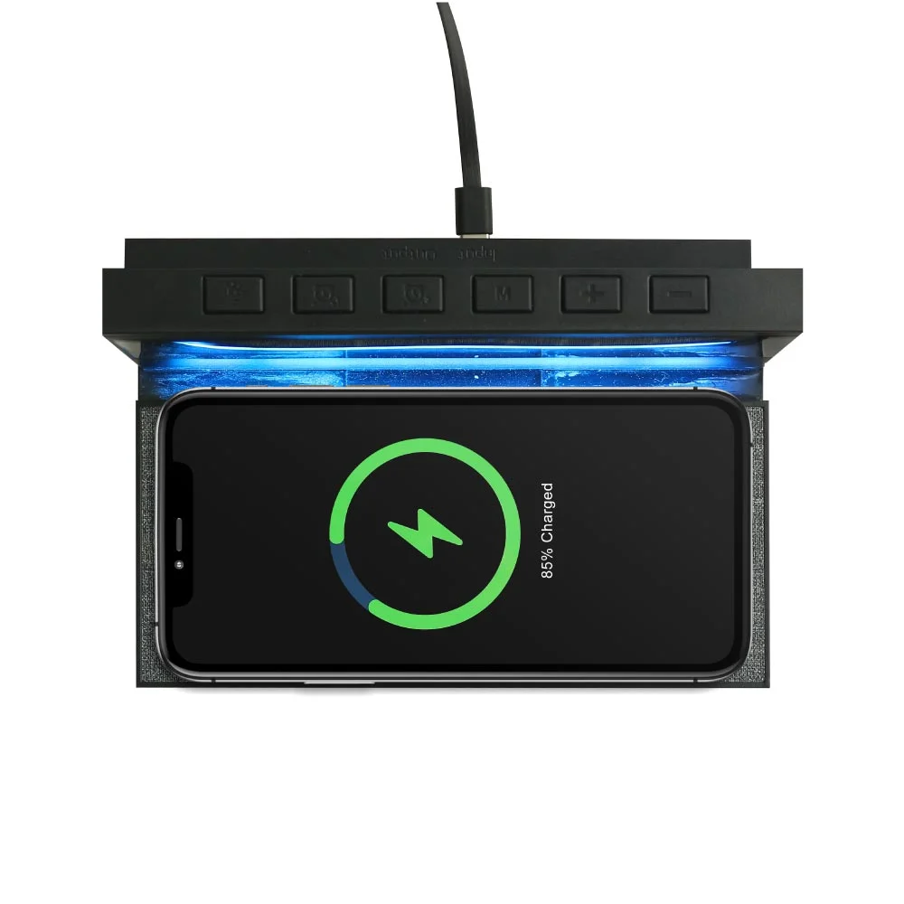 Dorniel Alarm Clock, 15W Wireless Charger and Night Light