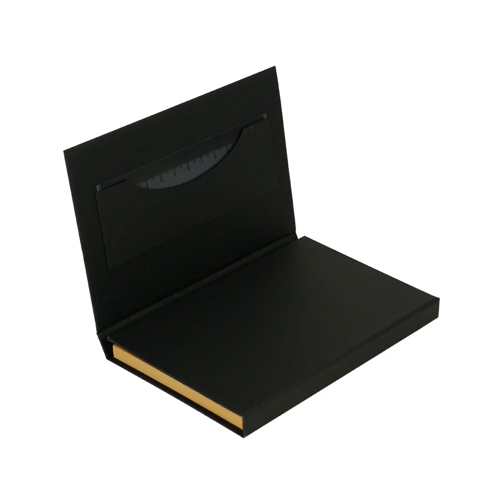 Tri-Fold Notepad with Sticky Notes, Pen, Card Slot and Ruler