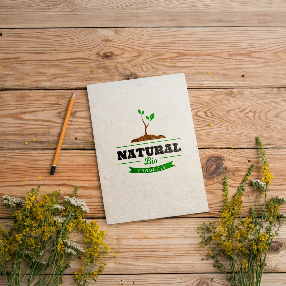 Plantable Notepads B6 with Wild Flower Seeds Covers