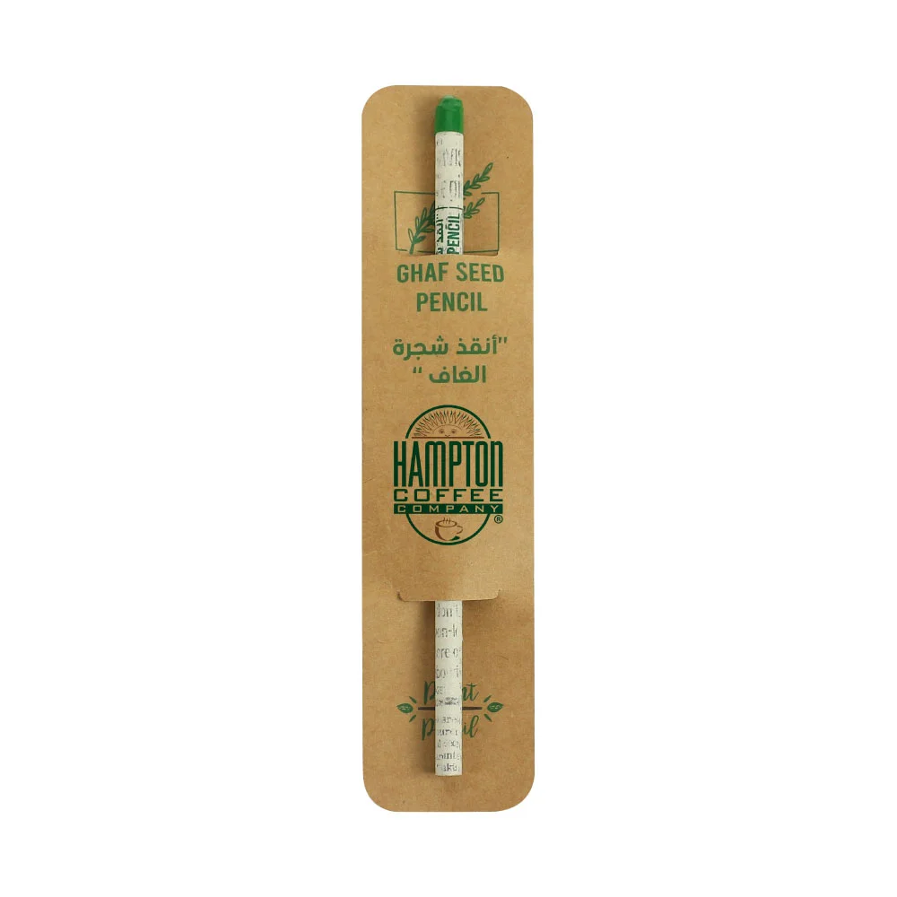 Ghaf Seed Plantable Pencil in Single Pack Eco-Sleeve