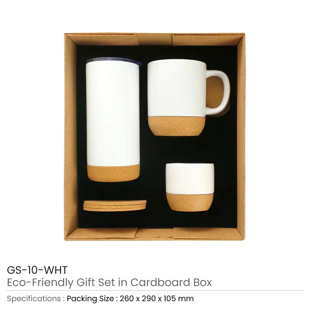 Cork Drinkware Ramadan Gift Sets in a Cardboard Gift Box