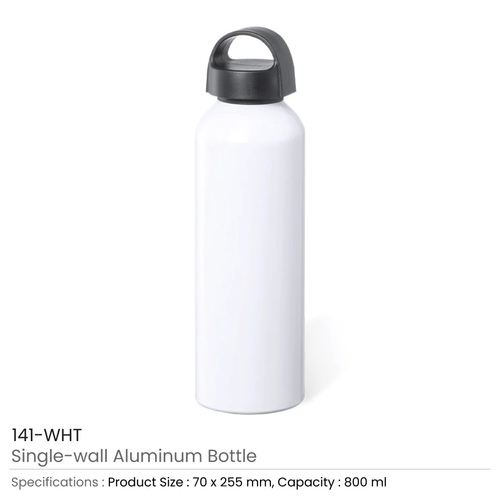 White Sublimation Bottles, Twist to Open, 800ml