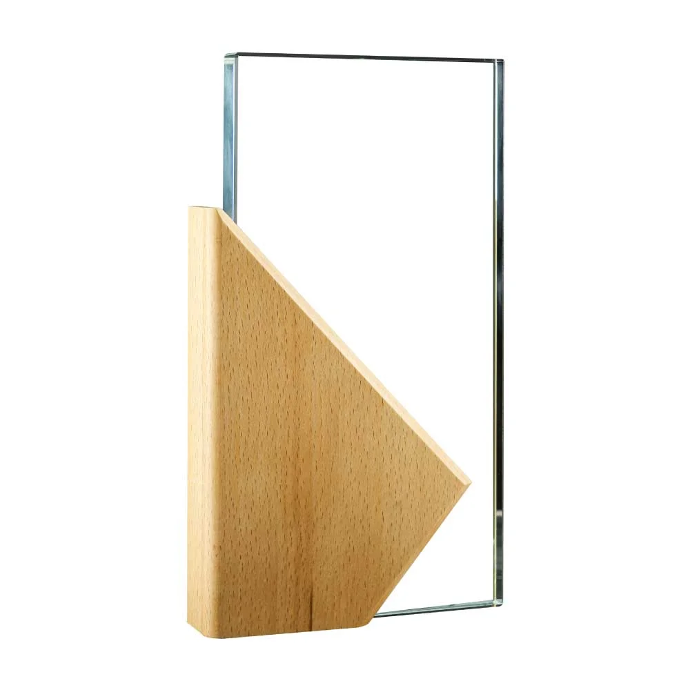 Rectangle Wooden Crystal Awards