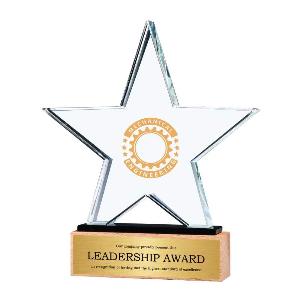 Star Shaped Crystal Awards