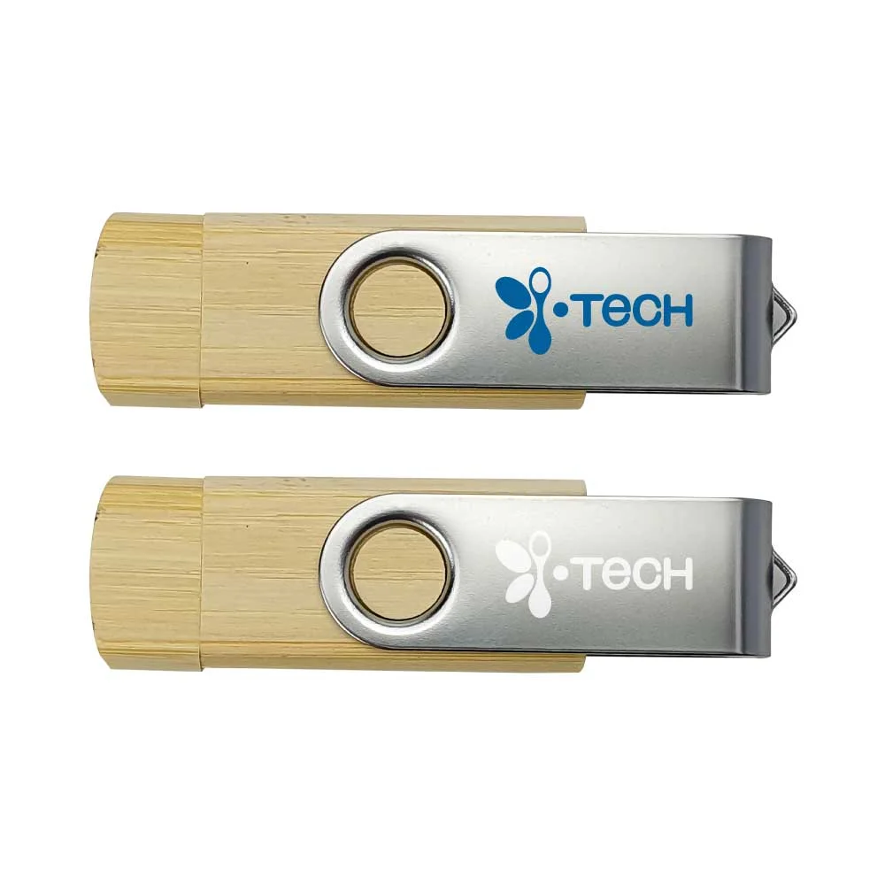 OTG Bamboo Swivel USB 32GB