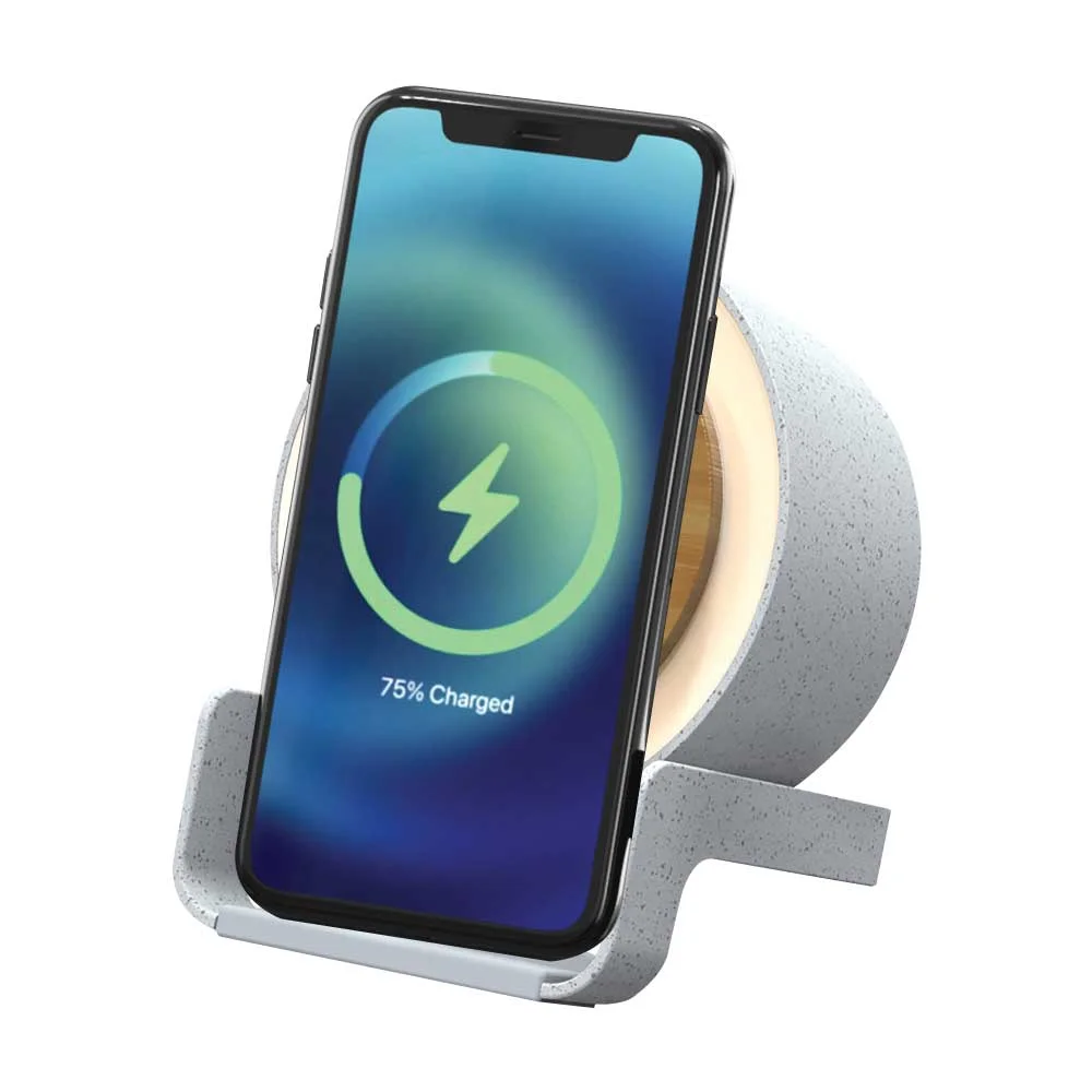 BT Speakers with Wireless Charging and Lamp