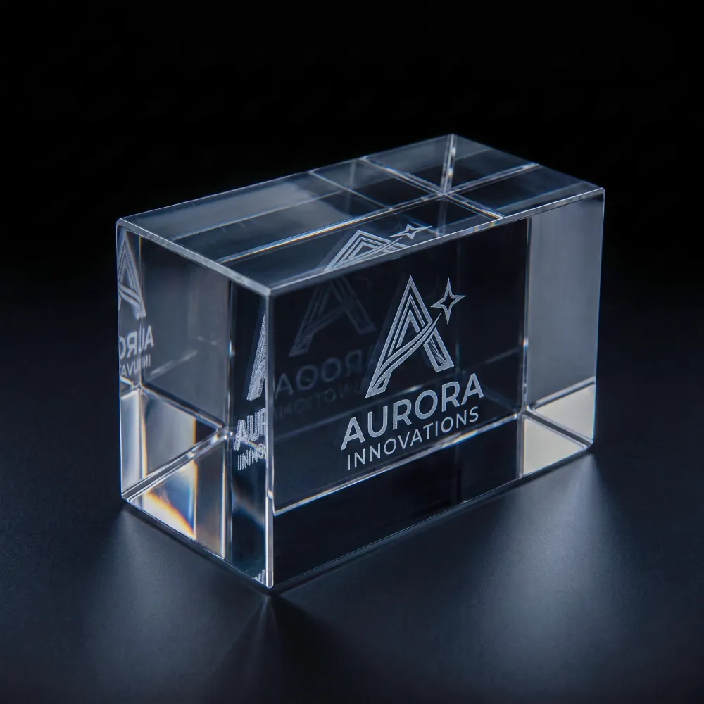 3D Rectangular Crystal Cube