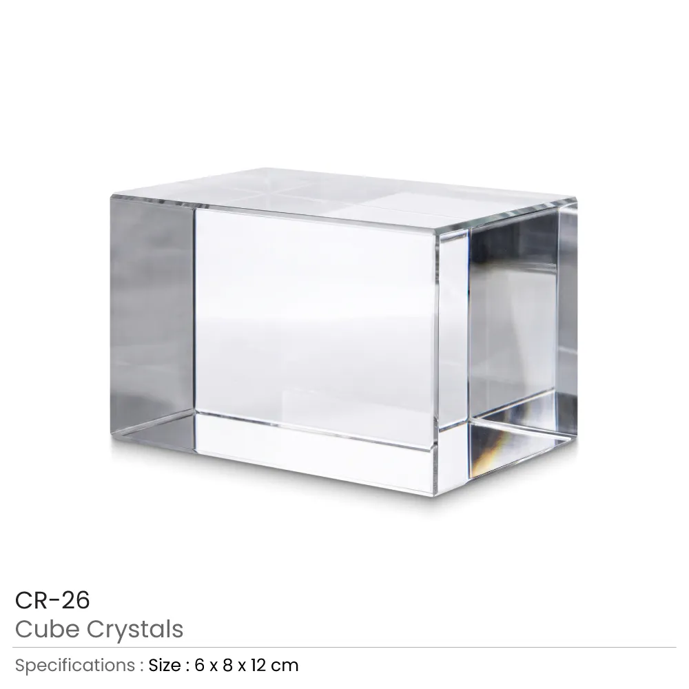3D Rectangular Crystal Cube