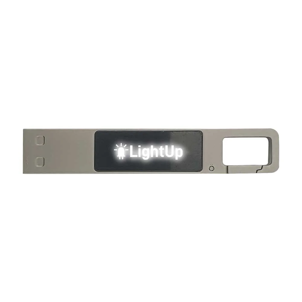 Light-Up Logo USB with Snap Hook