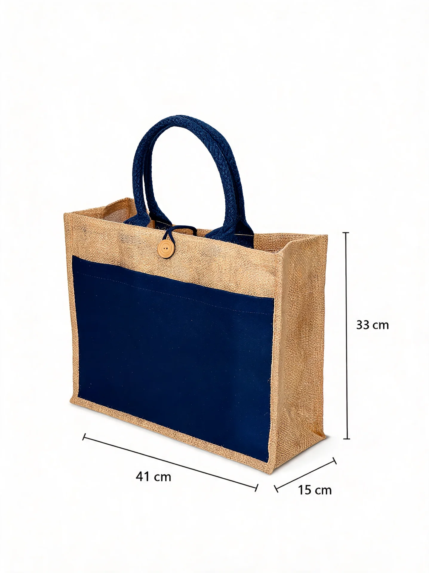 Jute Bag  4002 NAVY BLUE