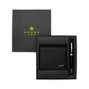CLASSIC CENTURY SLIM WALLET - BLACK + BAILEY LUXUARY PEN- BLACK