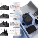 TRAVEL ADAPTER LIGHT UP LOGO 35W