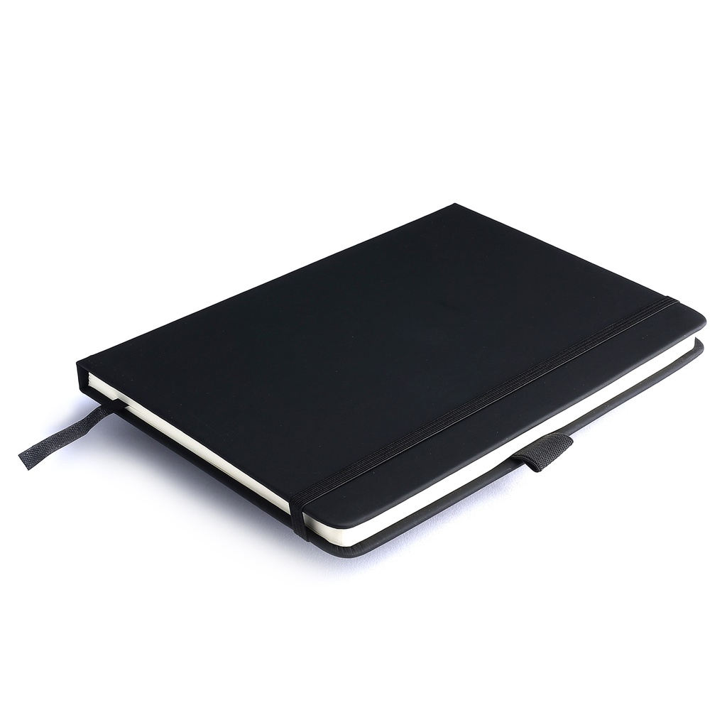 A5 PU Economic Notebook and pen Black 