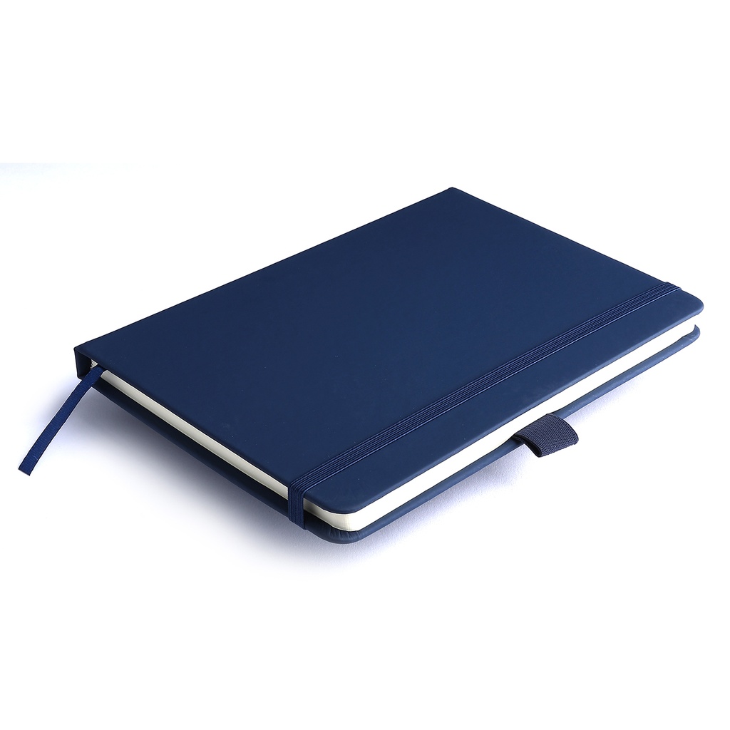 A5 PU Economic Notebook and pen N Blue STAN 250118