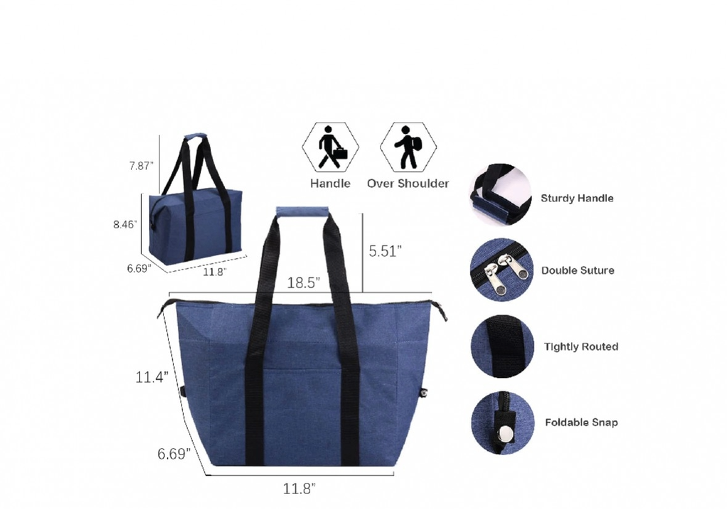 RPET Cooler bag 2-in-1