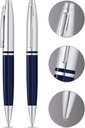 Cross Calais Chrome/Blue Ballpoint Pen
