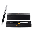 Cross Calais Chrome/Black Ballpoint Pen