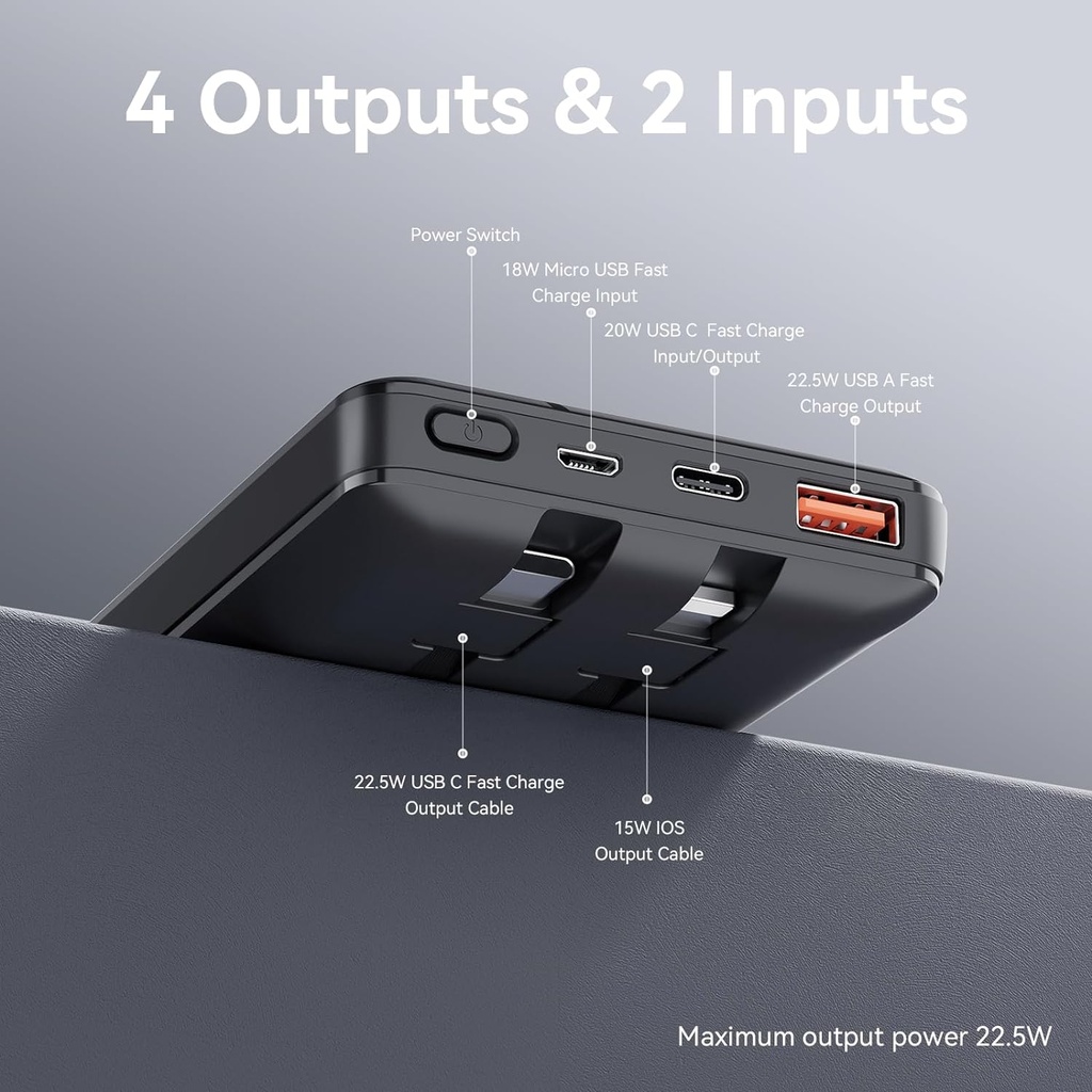 Power bank 10000mAh 22.5W 