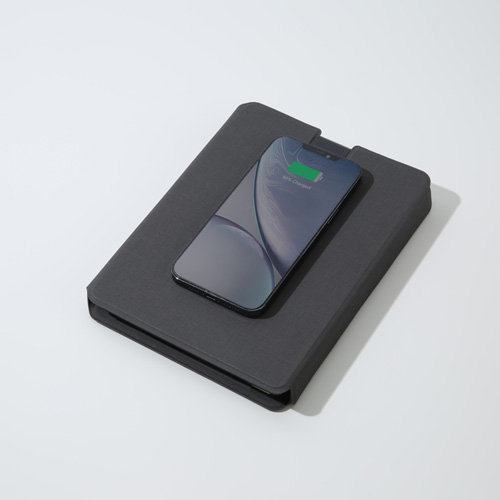 Tech Portfolio Power bank  With  Wireless Charging Light up Logo