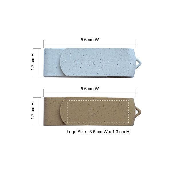 Wheat Straw USB 16GB