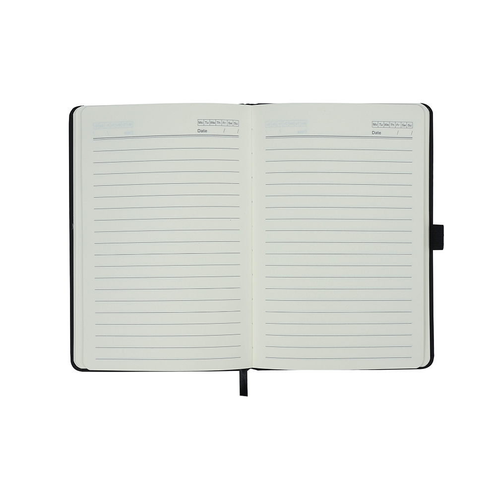 A5 Pu Economic Notebook Black  