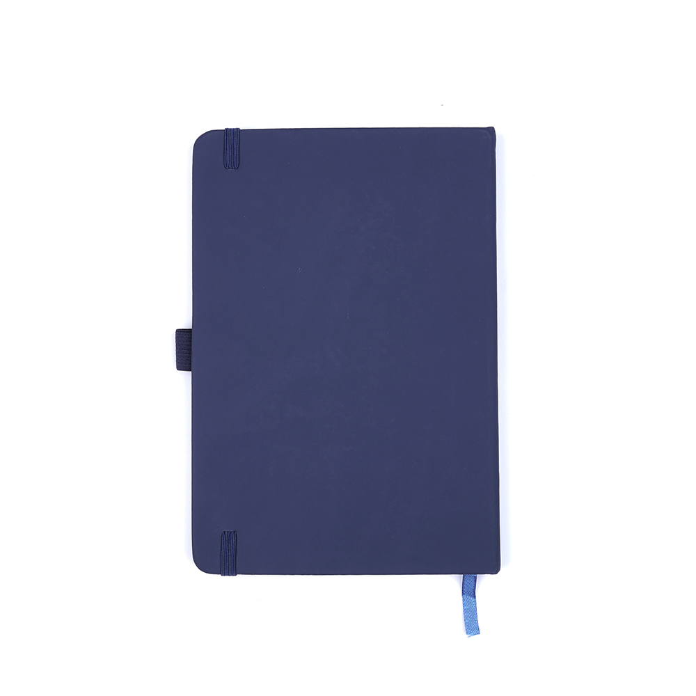 A5 Pu Economic Notebook Navy Blue 