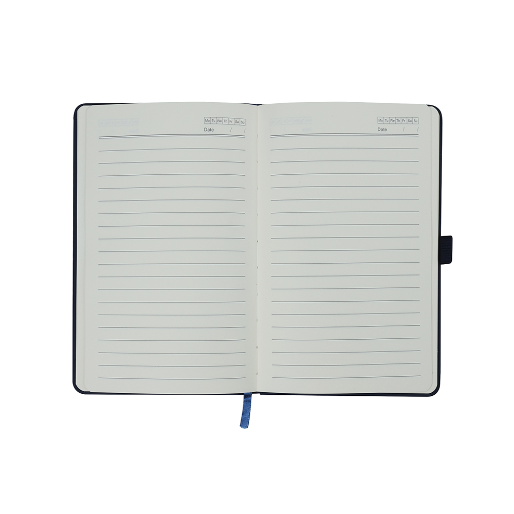 A5 Pu Economic Notebook Navy Blue 