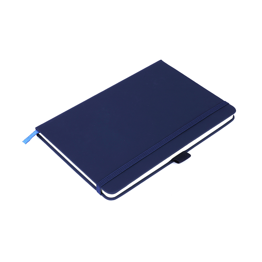 A5 Pu Economic Notebook Navy Blue 