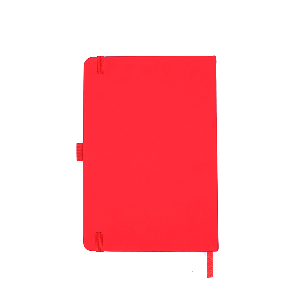 A5 Pu Economic Notebook RED 