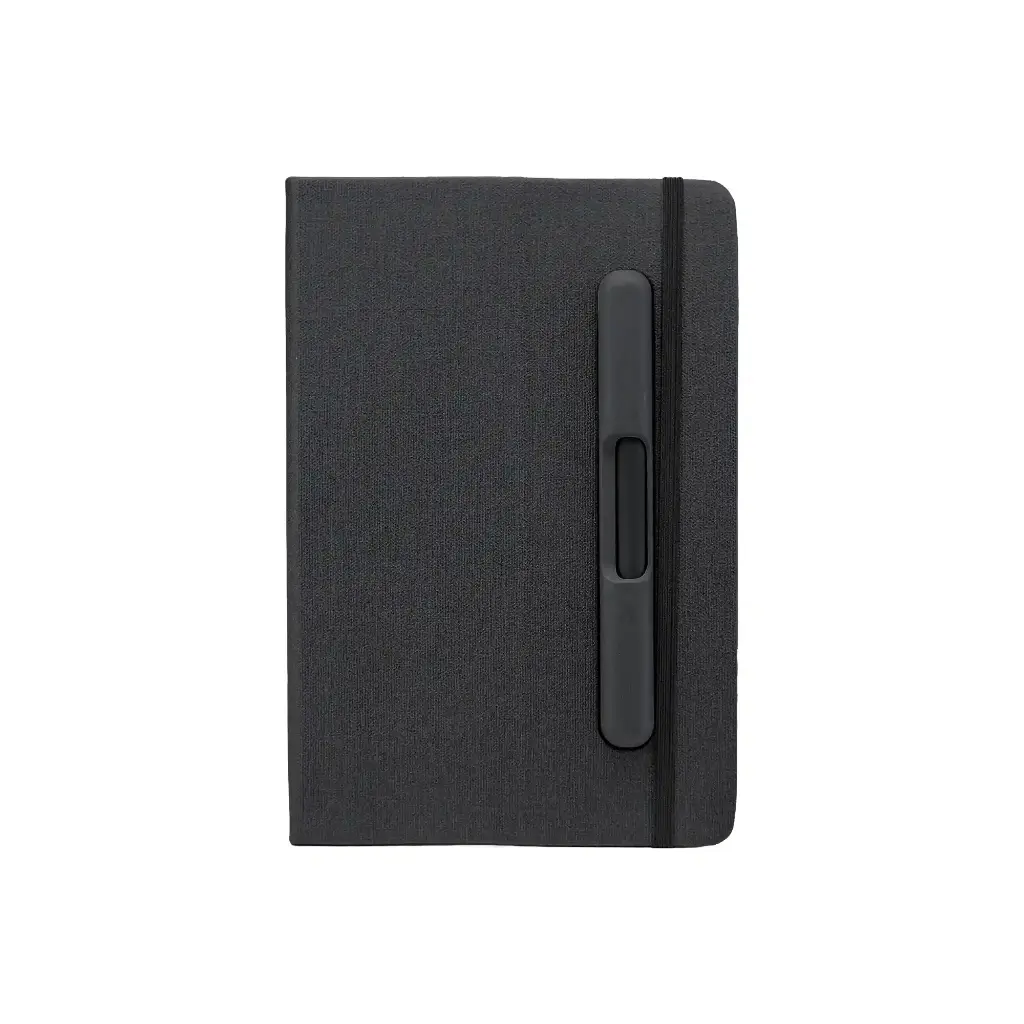 RPET Notebook with Mobile Pen Holder 