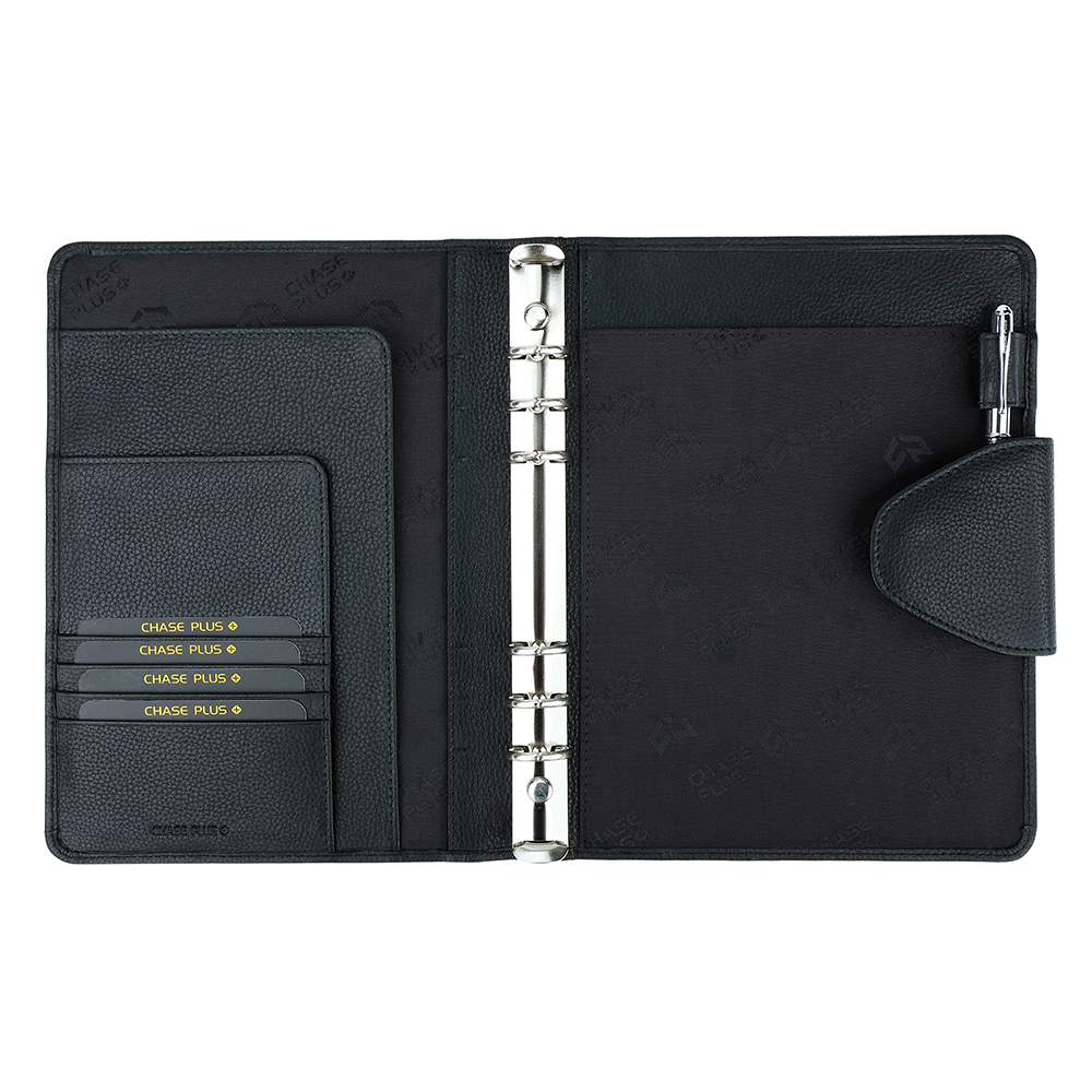 CHASE PLUS A5 folder With Ring Binder - Domino