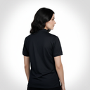 AGGERT Polo SUPIMA MERCERISED Cotton 200 GSM Black - Women