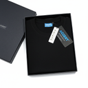 AGGERT Round Neck T-Shirt SUPIMA MERCERISED Cotton 200 GSM Black