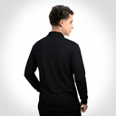 AGGERT Polo Full Sleeve SUPIMA MERCERISED Cotton 200 GSM Black