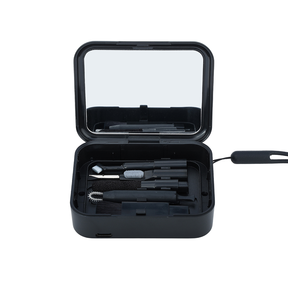 Aggert Wireless charger with multi cleaning set  Zapbox black 