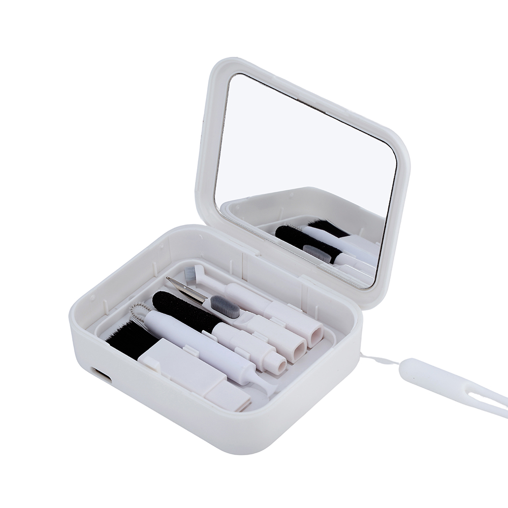 Aggert Wireless charger with multi cleaning set   Zapbox white