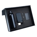 Combination Gift Set - Water Bottle, Wireless powerbank, Pop up Card Holder ,Pen, Keychain