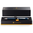 Coventry Blue Lacquer with Polished Chrome Appointments Ballpoint Pen (Blue Ink).jpg