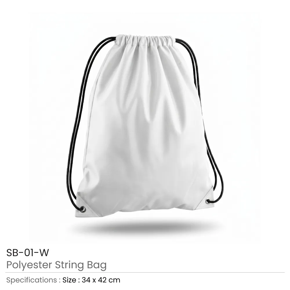 Promotional Drawstring Bags in High-Quality Polyester Material