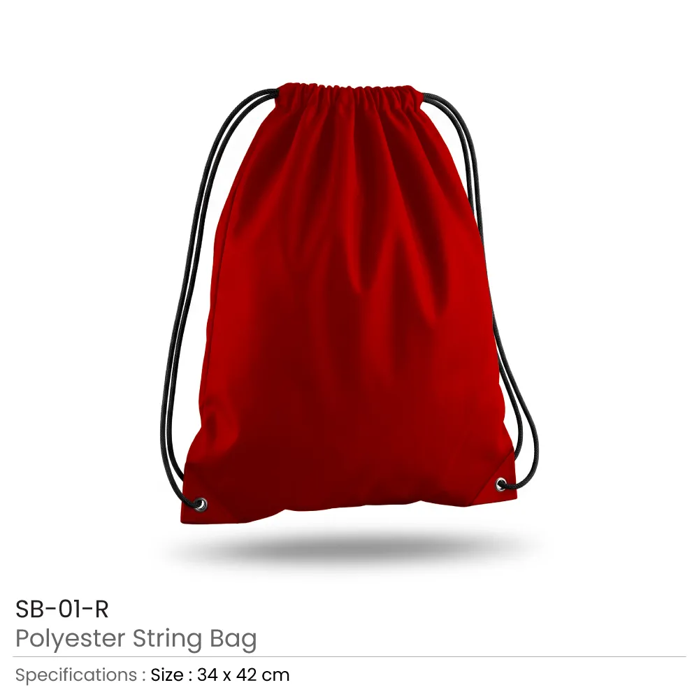 Promotional Drawstring Bags in High-Quality Polyester Material