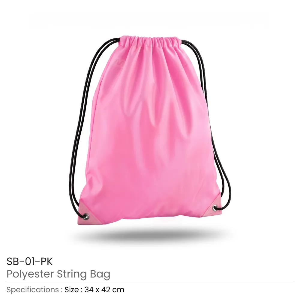 Promotional Drawstring Bags in High-Quality Polyester Material